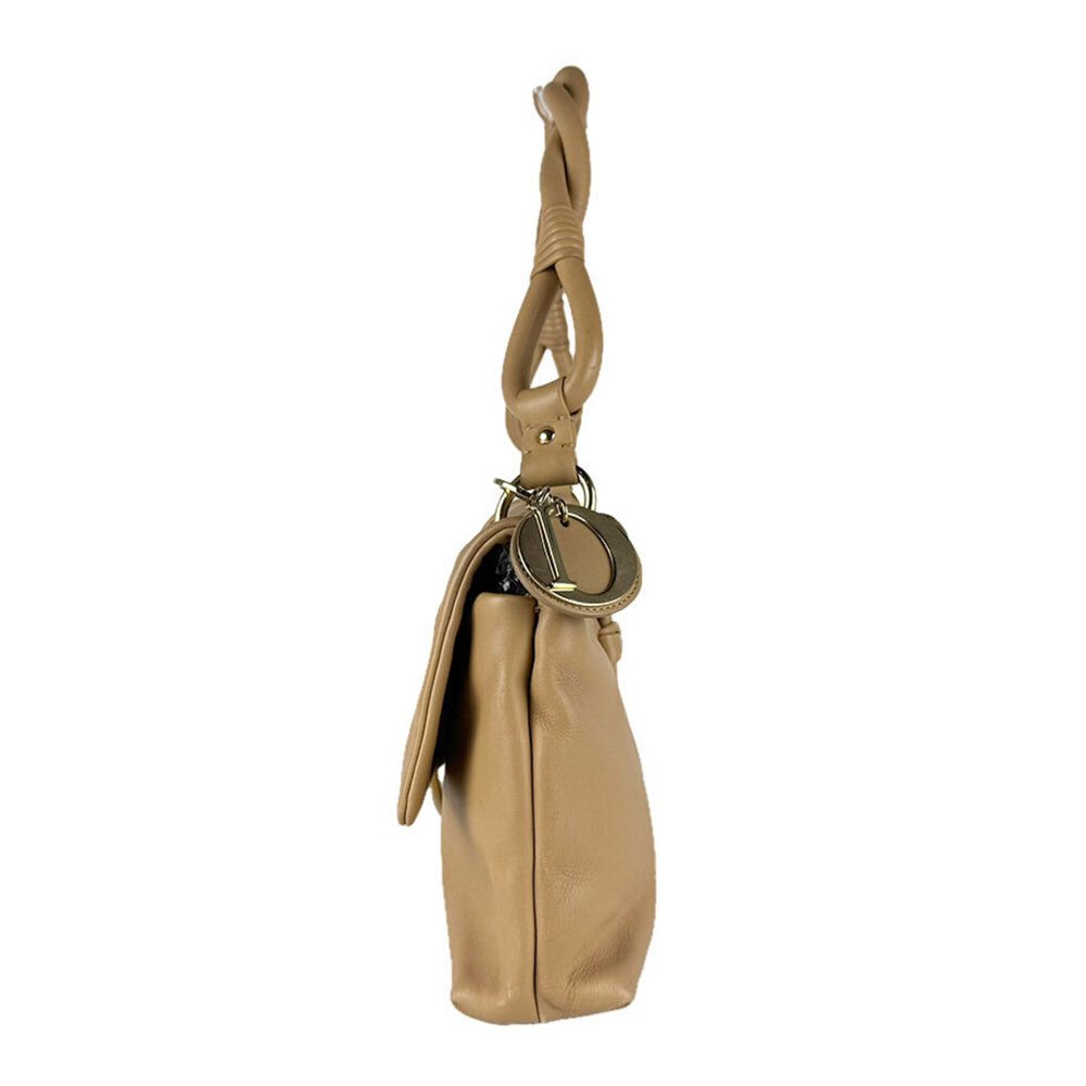 CHRISTIAN DIOR Cream Leather Shoulder Bag - Picture 2 of 13